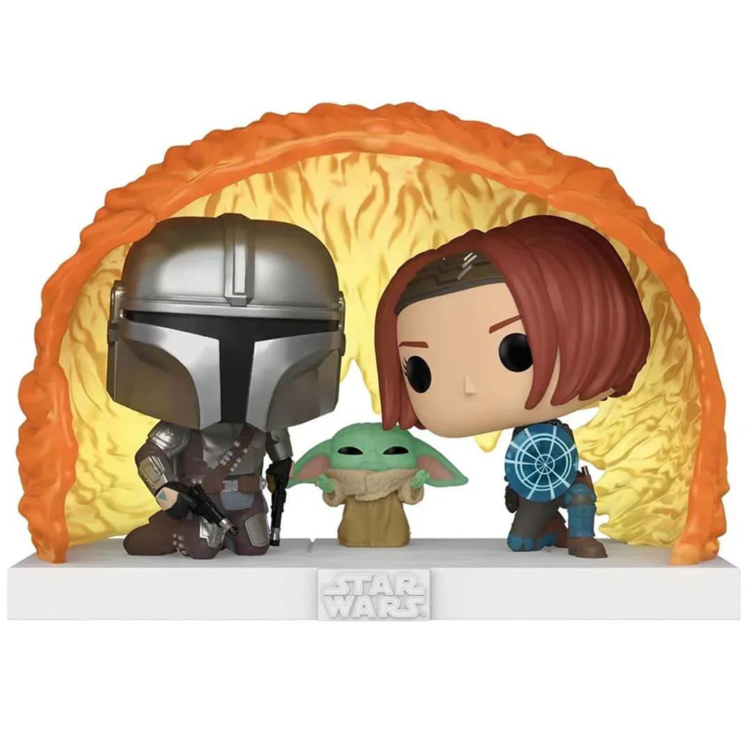 Funko Pop! Moments: The Mandalorian - Barrera de la Fuerza Grogu Collectible Action Figure - Jaiman Toys