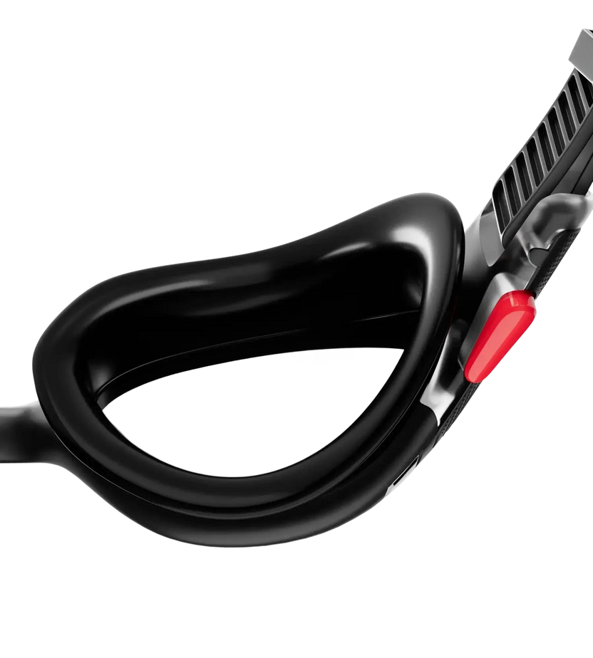Speedo Biofuse 2.0 Adult Smoke-Lens Swim Goggles with Anti-Fog and UV Protection – Black & Smoke