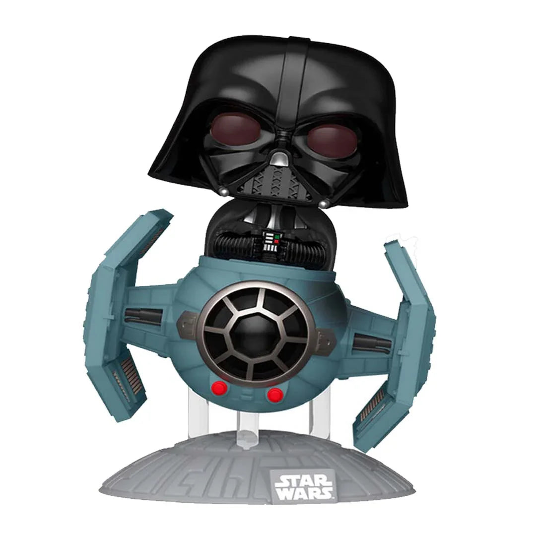 Funko Pop! Collectible Action Figure Rides Deluxe Star Wars Darth Vader with Tie Advanced Starfighter - Jaiman Toys