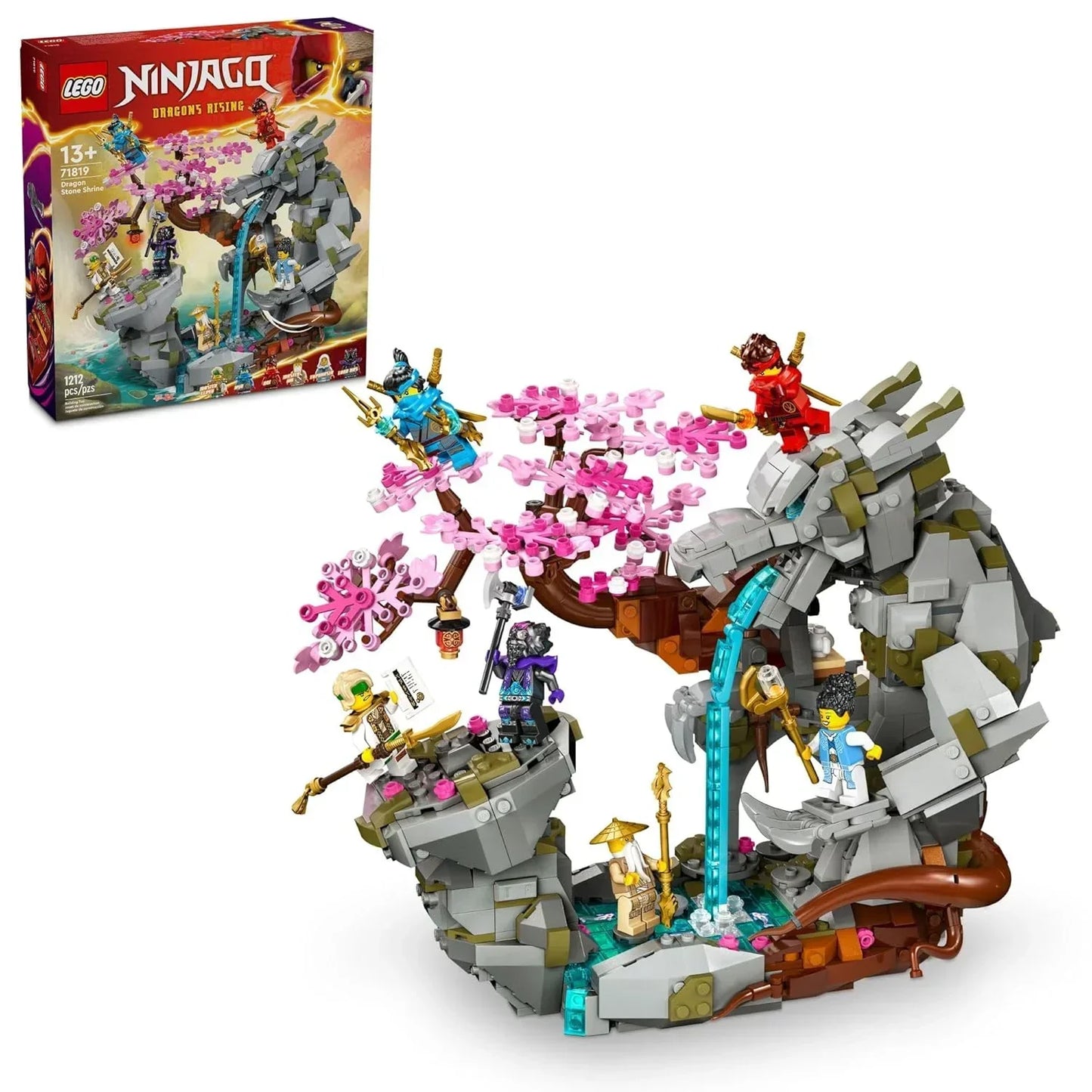 LEGO NINJAGO Dragon Stone Shrine Toy Set 71819 (1212 Pieces) - Jaiman Toys