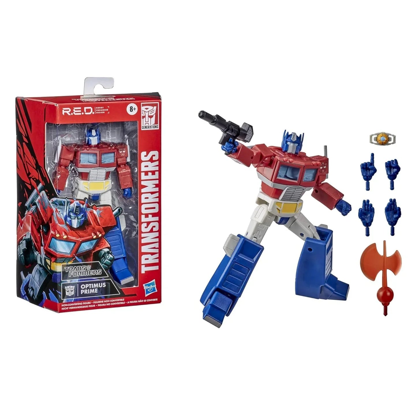 Transformers R.E.D., Robot Enhanced Design, The Transformers G1 Optimus Prime, Non-Converting Figure - Jaiman Toys