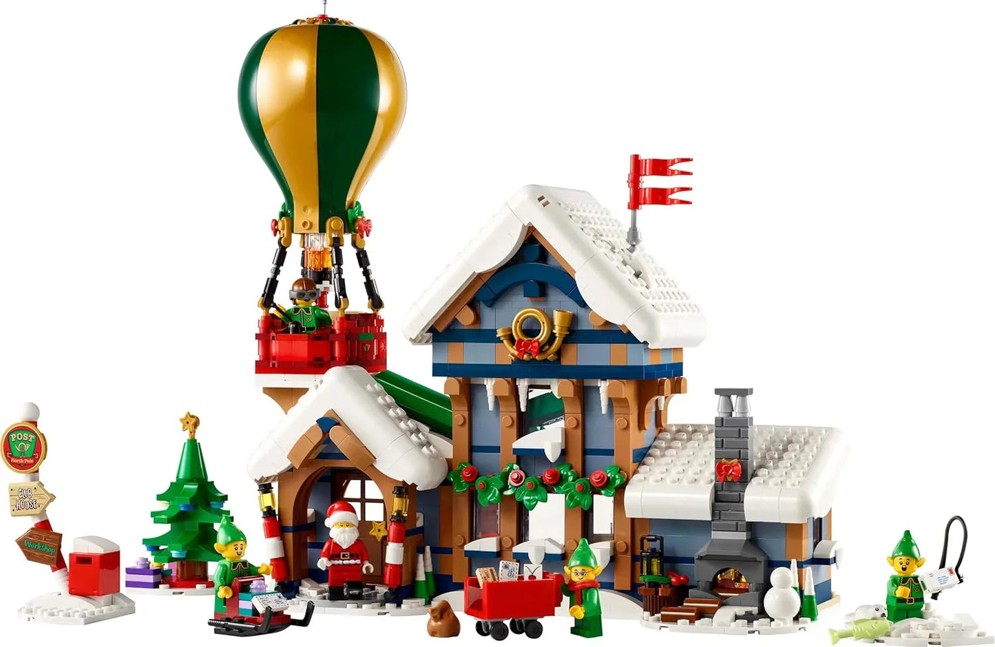 LEGO Icons Santa’s Post Office Building Set 10339 Building Blocks for 18+ Gift
