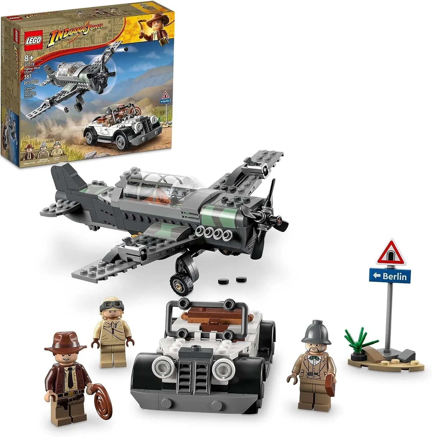 LEGO 77012 Indiana Jones and the Last Crusade Fighter Plane Chase - Jaiman Toys