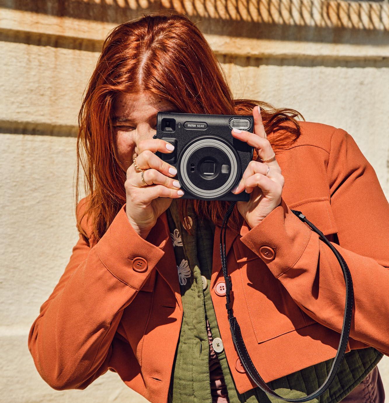 Fujifilm Instax Square SQ40 Black (With Free 10 Film Shot) - Jaiman Toys