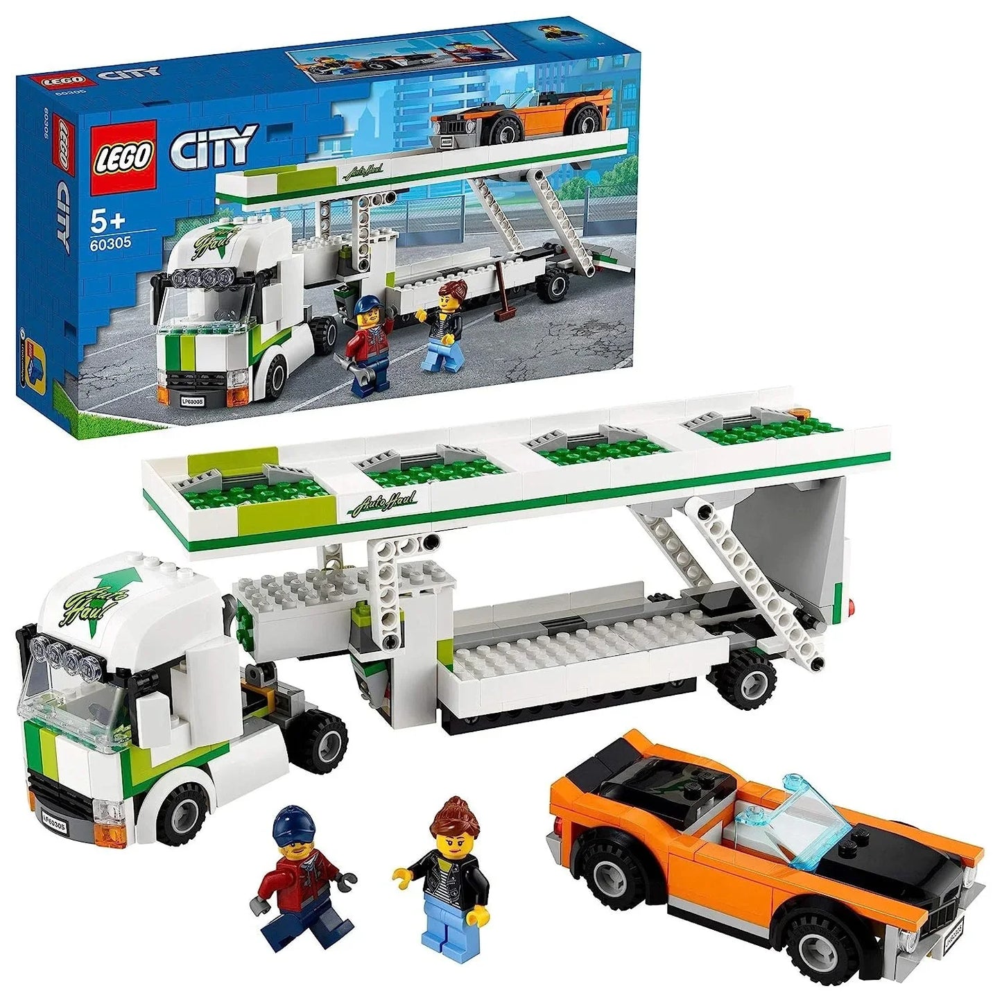 LEGO 60305 City Car Transporter Building Kit (342 Pieces) - Jaiman Toys