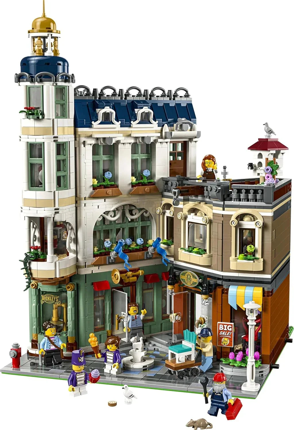 LEGO 11371 Icons Shopping Street DIY Model Building Kit - Collectible Building Set for Adults