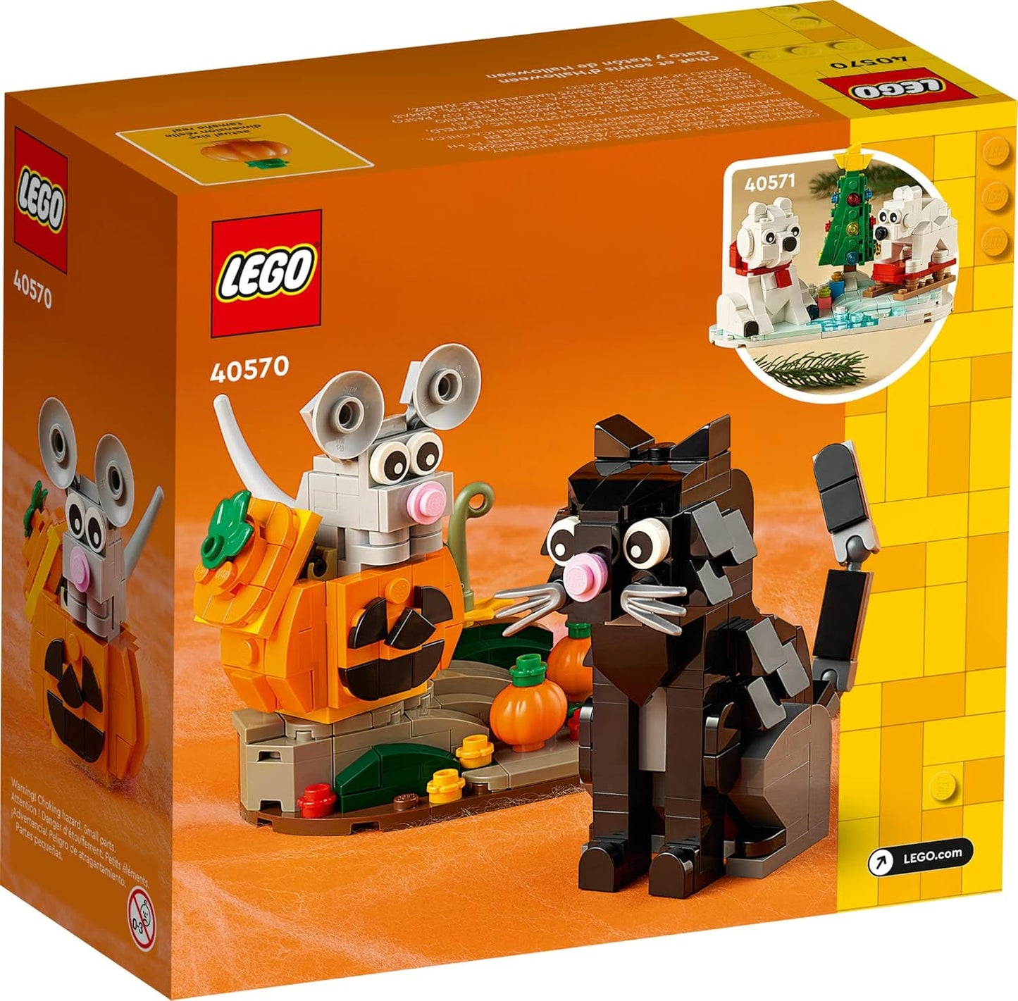 Lego Halloween Cat & Mouse 40570 Building Kit (328 Pieces)