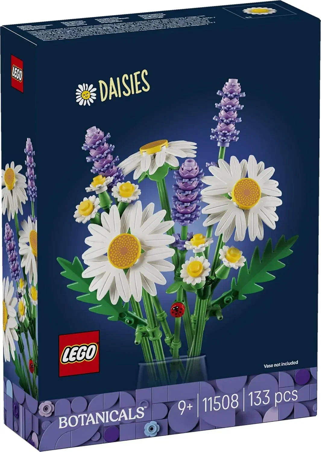 LEGO 11508 Botanicals Daisies - Flower Decor Building Set for Kids - Gift for Girls and Boys