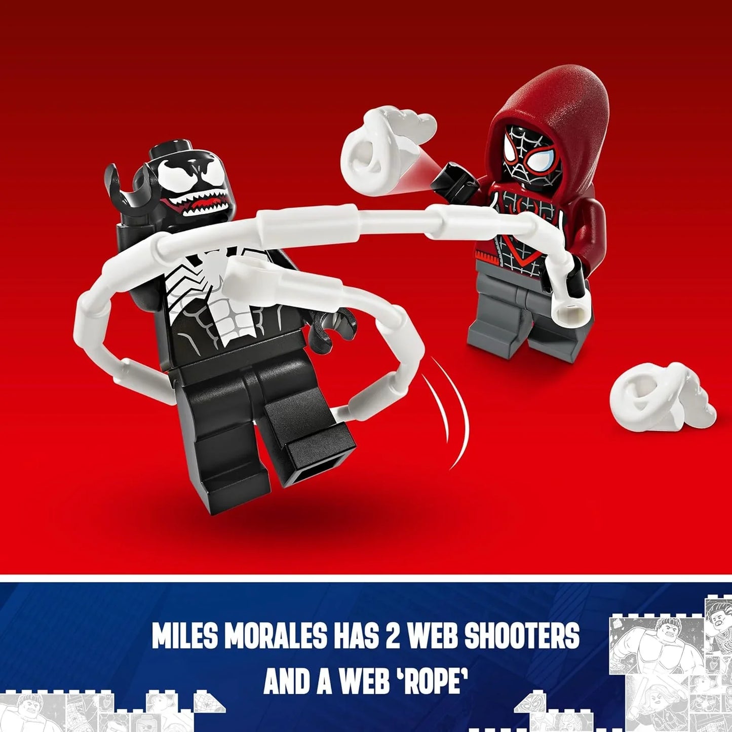 LEGO 76276 Marvel Venom Mech Armor vs. Miles Morales (134 Pieces)