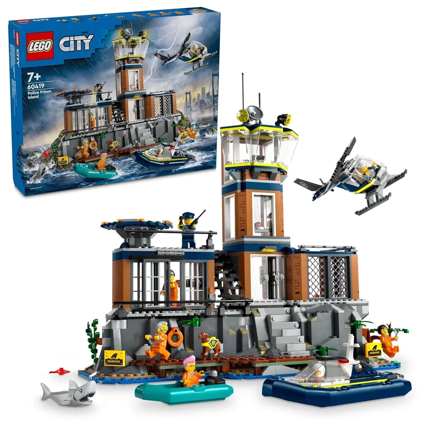 LEGO City Police Prison Island Building Toy 60419(980Pieces) - Jaiman Toys