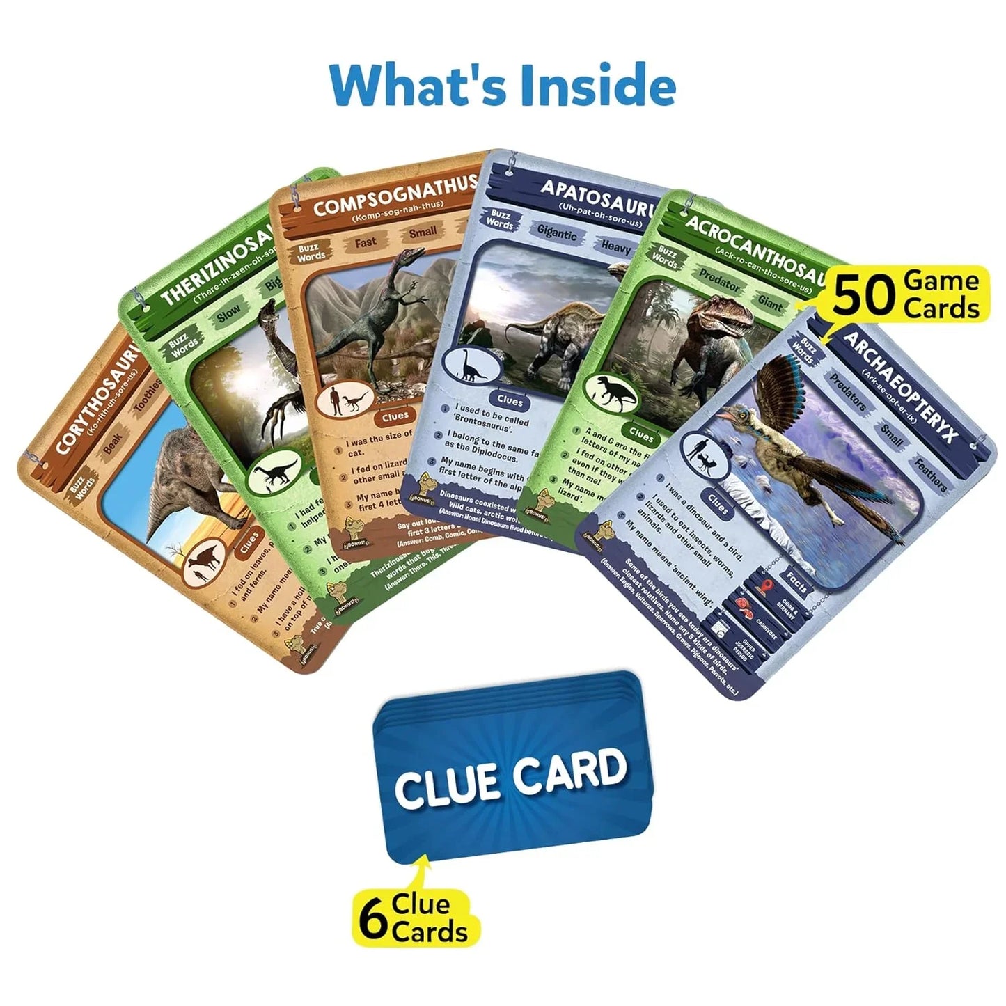 Skillmatics Card Game - Guess in 10 Dinosaurs, Perfect for Boys, Girls, Kids, and Families Who Love Toys, Board Games, Gifts for Ages 8, 9, 10 & Up - Jaiman Toys