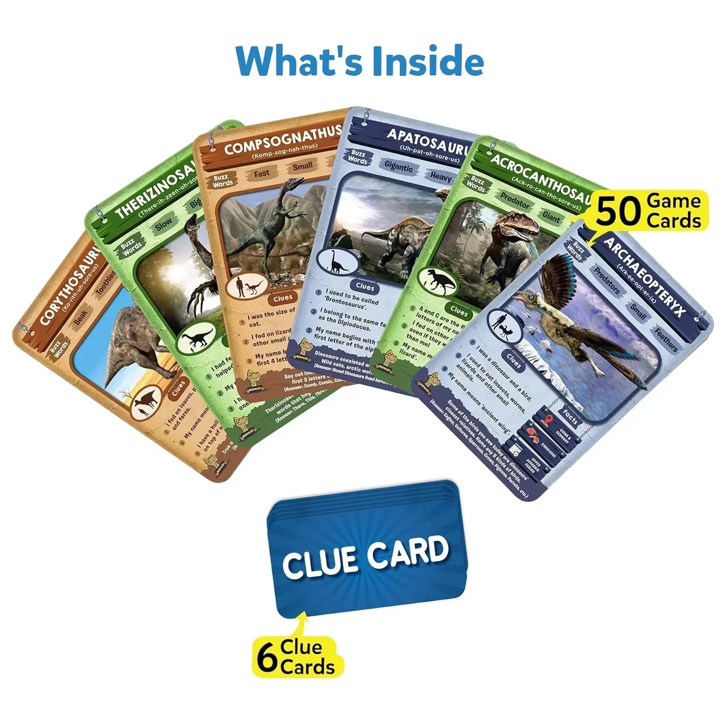 Skillmatics Card Game - Guess in 10 Dinosaurs, Perfect for Boys, Girls, Kids, and Families Who Love Toys, Board Games, Gifts for Ages 8, 9, 10 & Up - Jaiman Toys