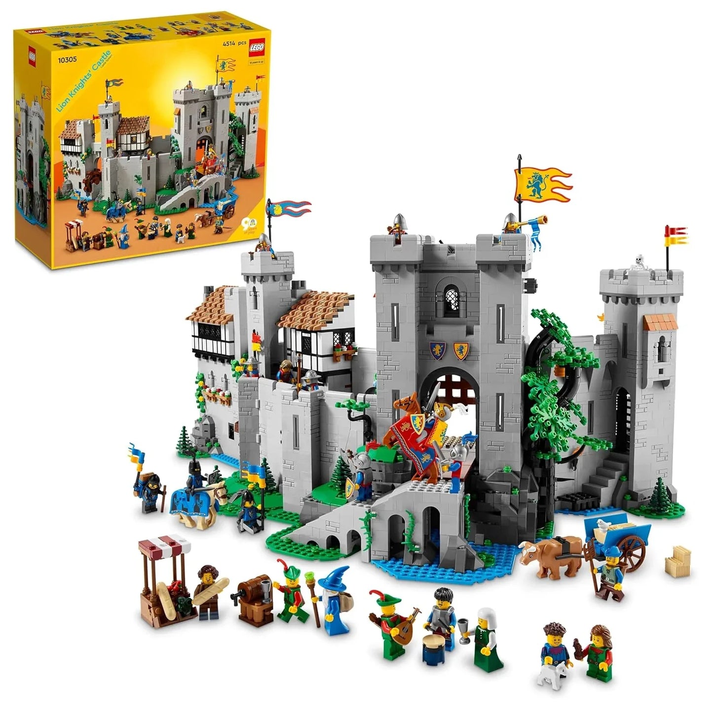 LEGO Lion Knights Castle 10305 Building Kit (4,514 Pieces) - Jaiman Toys