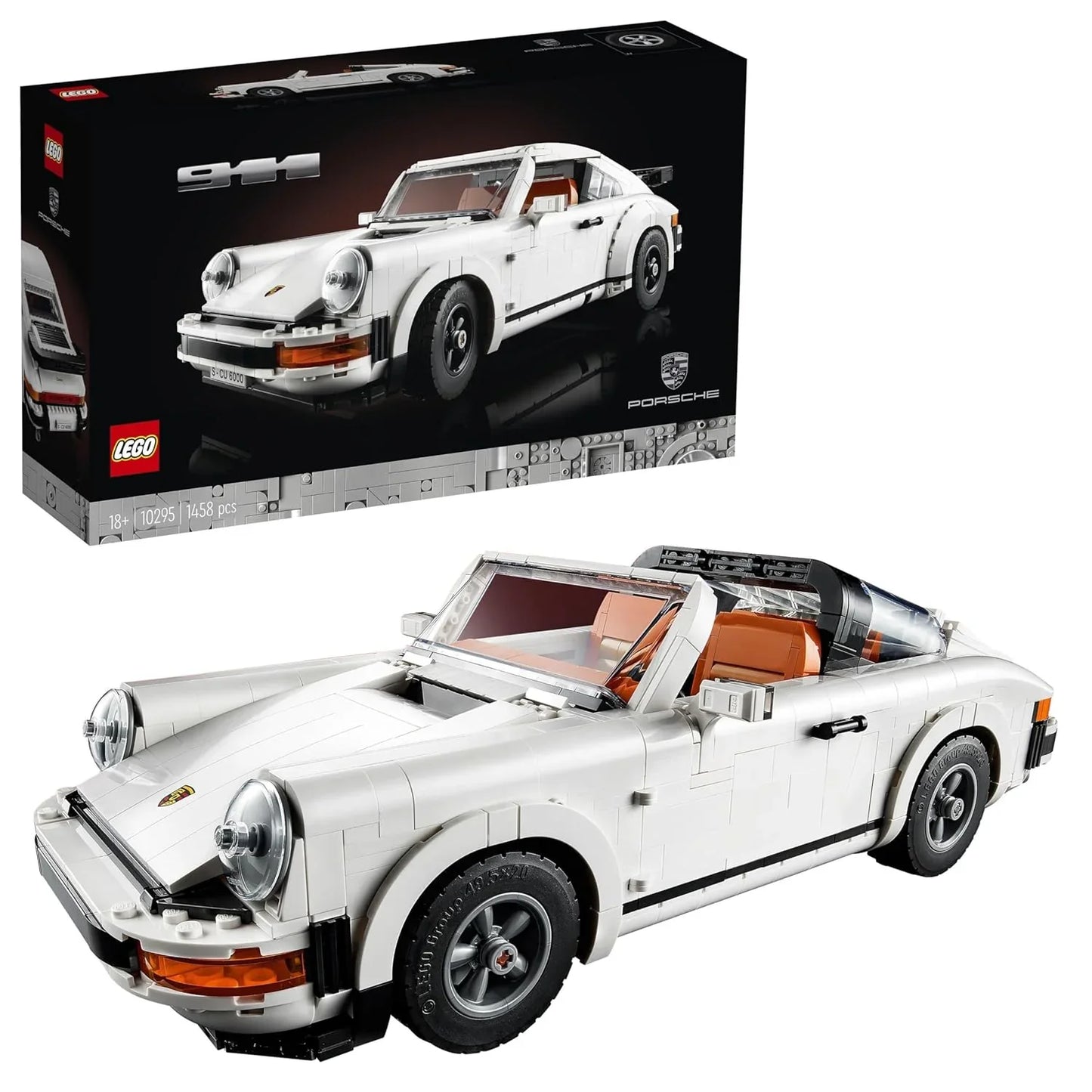 LEGO Porsche 911 (10295) Model Building Kit; Engaging Building Project for Adults; Build and Display The Iconic Porsche 911; New 2021 (1,458 Pieces) - Jaiman Toys