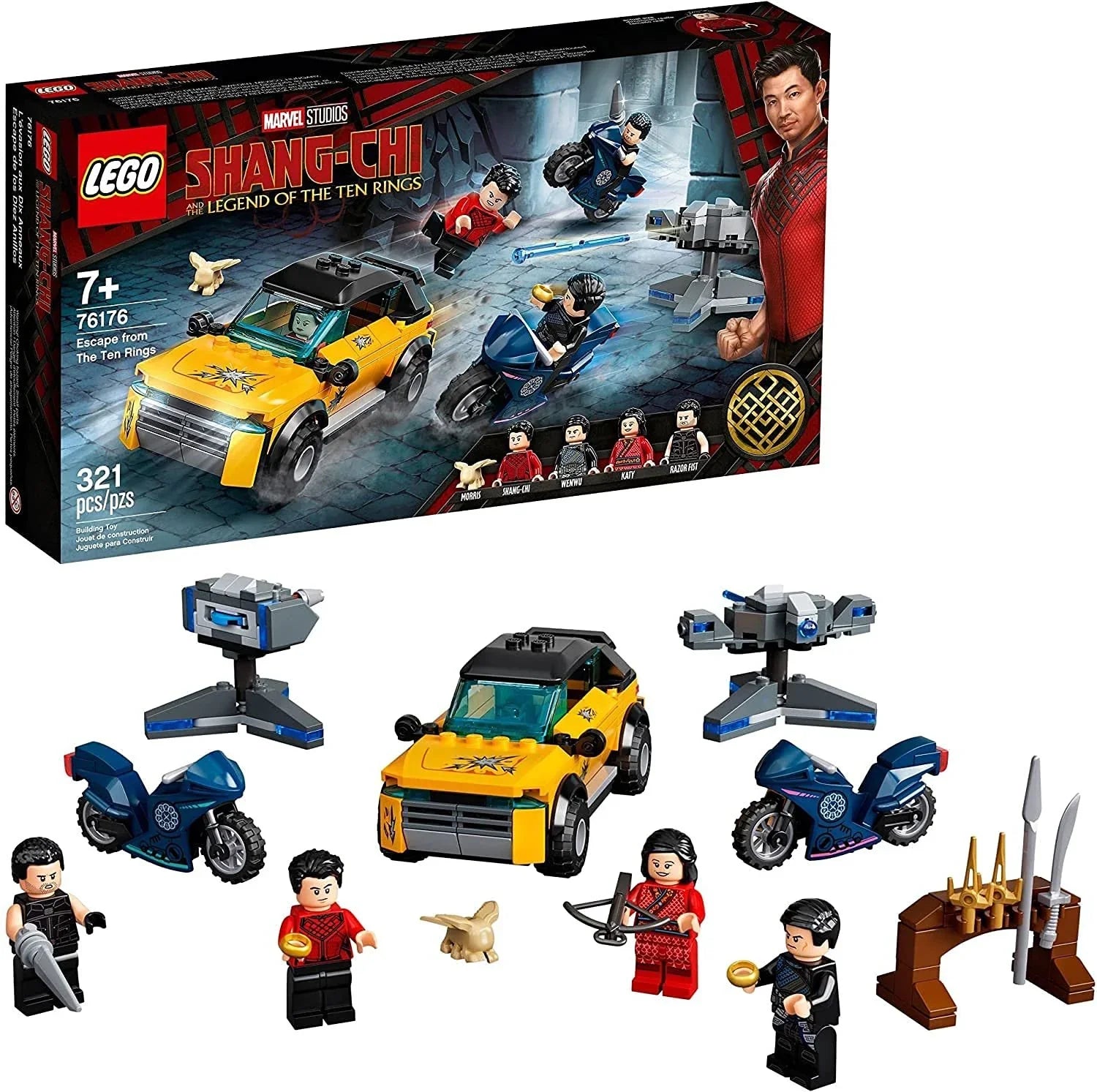 LEGO 76176 Marvel Shang-Chi Escape from The Ten Rings Action Set