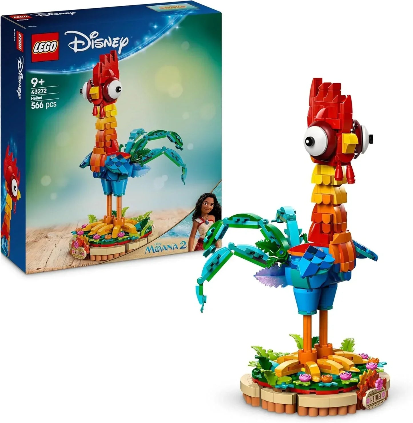 LEGO Disney Moana 2 Heihei Buildable Animal Model Kit - Jaiman Toys