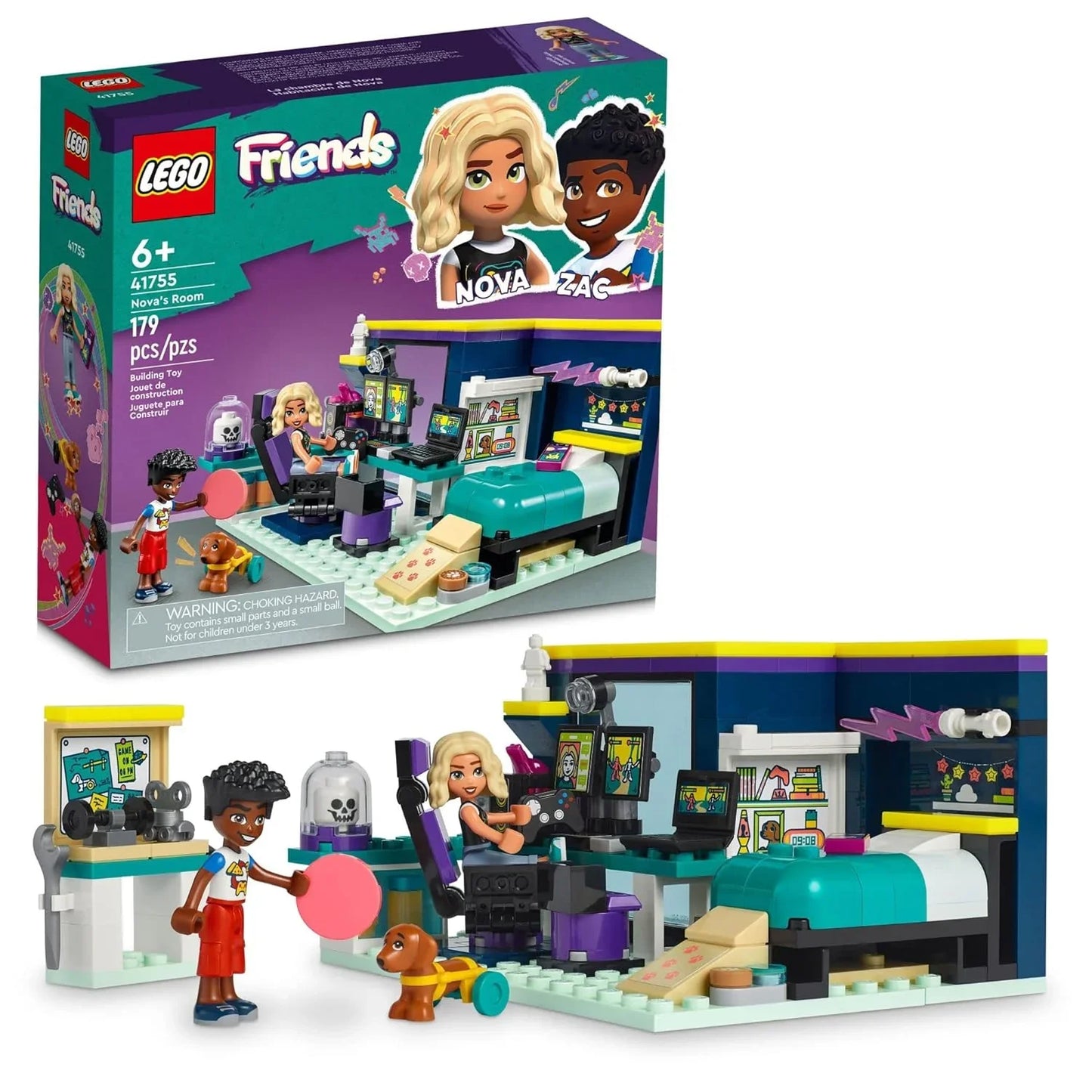 LEGO Friends Nova's Room 41755 Building Toy Set (179 Pieces) - Jaiman Toys