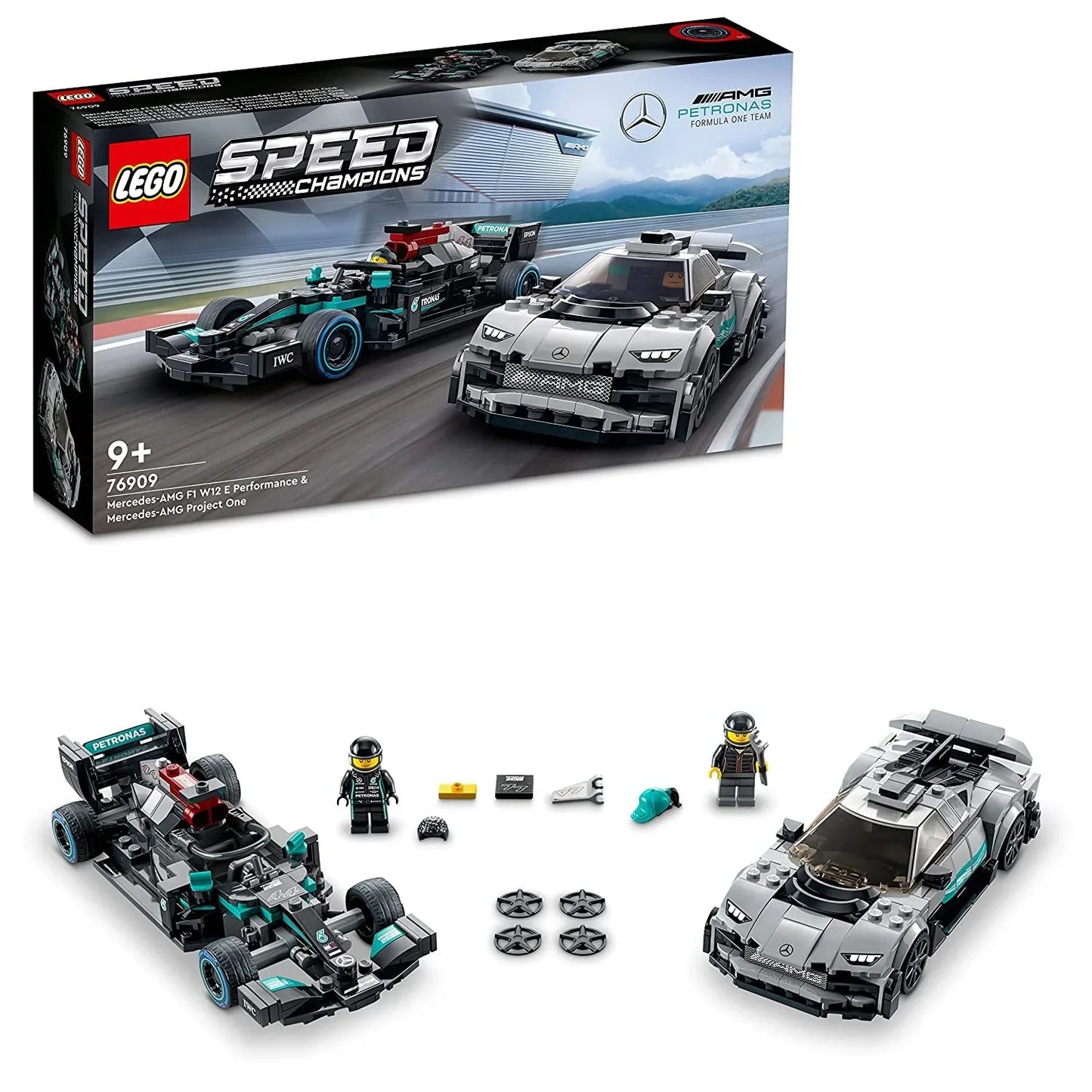 LEGO Speed Champions Mercedes-AMG F1 W12 E Performance & Mercedes-AMG Project One - Jaiman Toys