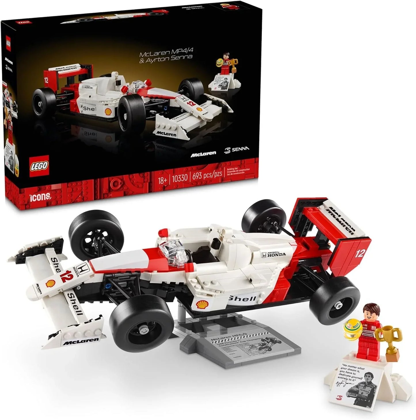 LEGO 10330 Icons McLaren MP4/4 - Jaiman Toys