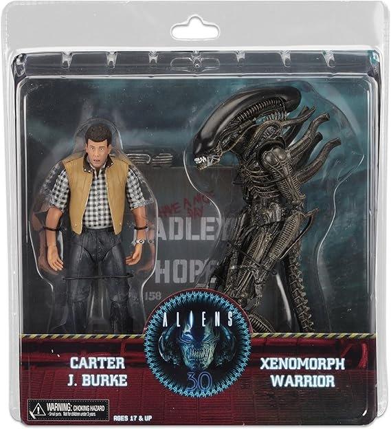 NECA - ALIENS! CARTTER J. BRUKE & XENOMORPH WARRIOR - NECA Exclusive Action Figures Age 17+ - Jaiman Toys