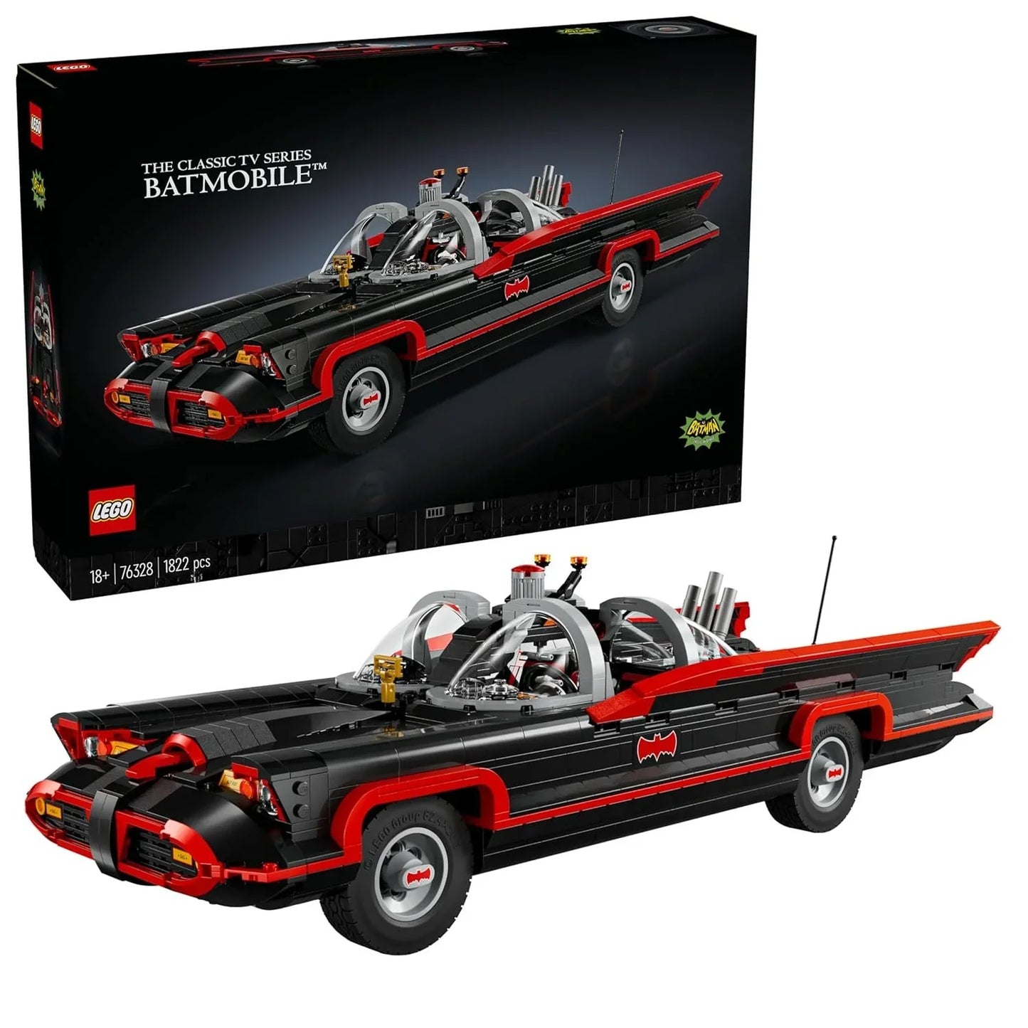 LEGO DC Batman: The Classic TV Series Batmobile Set 76328 (1822 Pieces) - Jaiman Toys