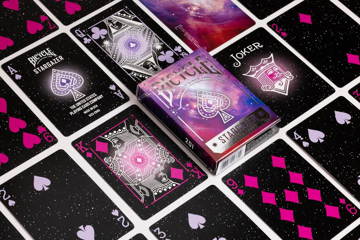 Bicycle Stargazer 201 Playing Cards – Crab Nebula Space-Themed Deck with Air-Cushion Finish