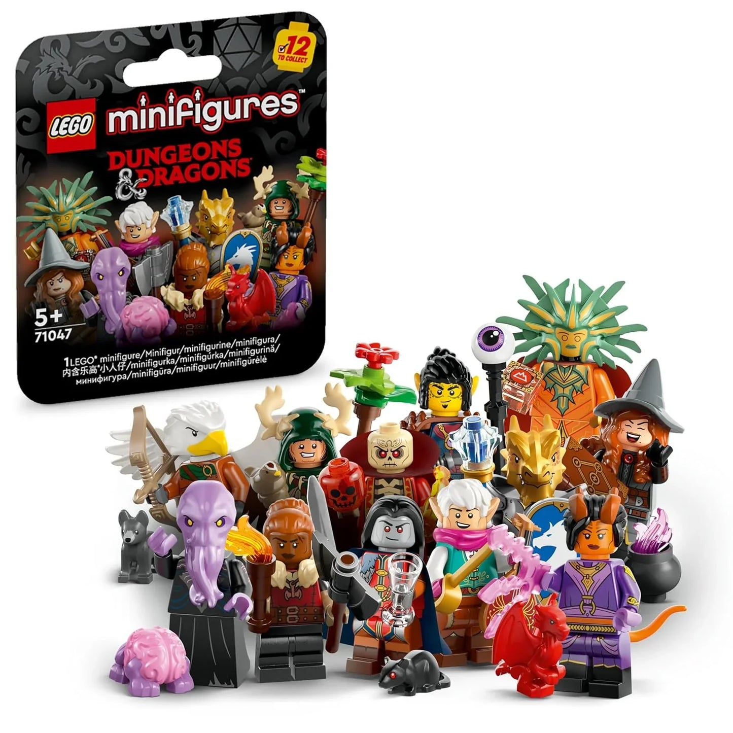 LEGO Minifigures Dungeons & Dragons Toys 71047 (9 Pieces) - 1 Piece Random - Jaiman Toys