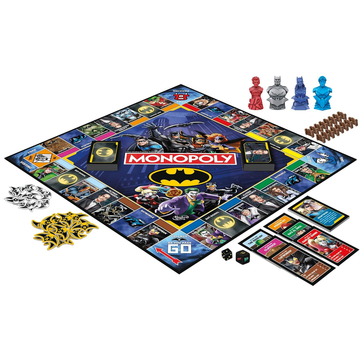 Hasbro Gaming Monopoly Batman Board Game – Save Gotham City, 2–4 Players, Ages 8+