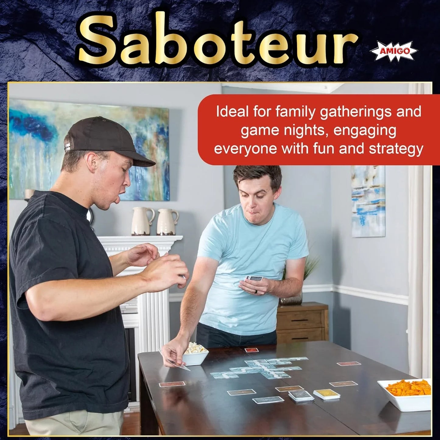 Saboteur Card Game – Hidden Role Strategy Party Game for Adults & Families - Jaiman Toys