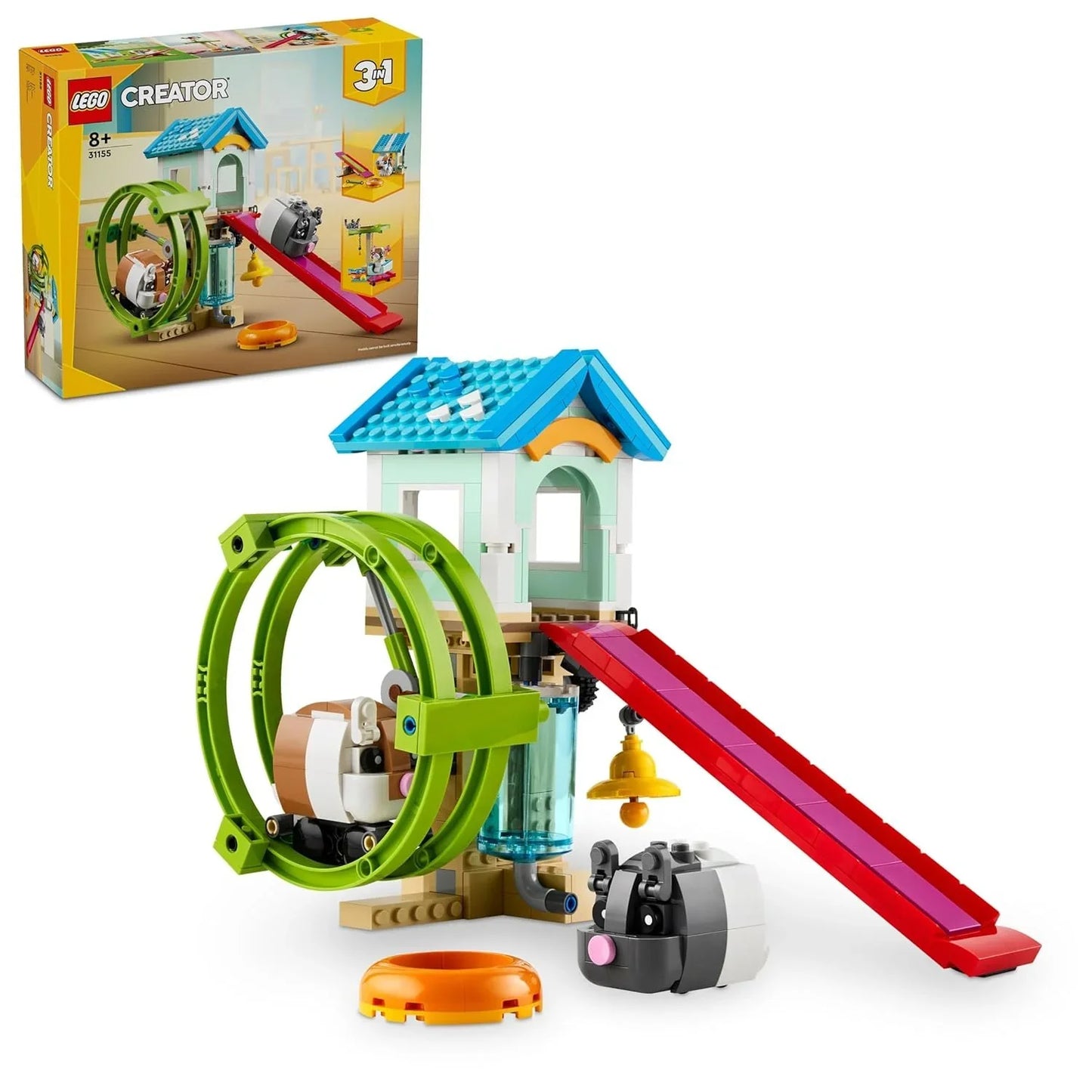 LEGO Creator Hamster Wheel 3in1 Animal Toy Set 31155(416 Pieces) - Jaiman Toys