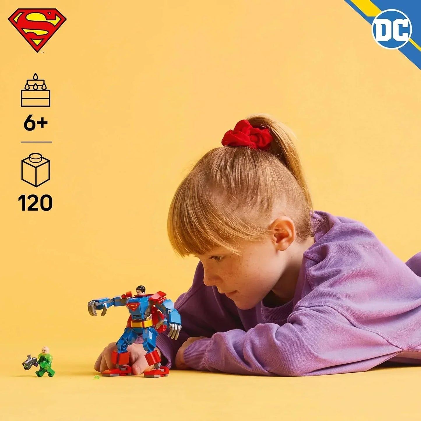 LEGO 76302 DC Superman Mech vs. Lex Luthor Building Set (120 Pieces)