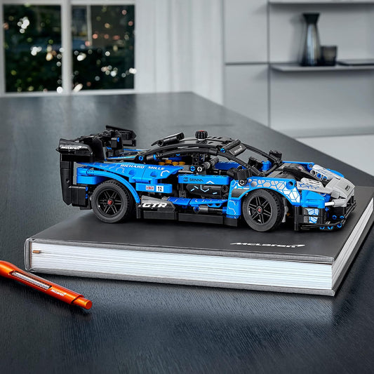 LEGO Technic McLaren Senna GTR 42123 Toy Car Model Building Kit; Build and Display an Authentic McLaren Supercar, New 2021 (830 Pieces)