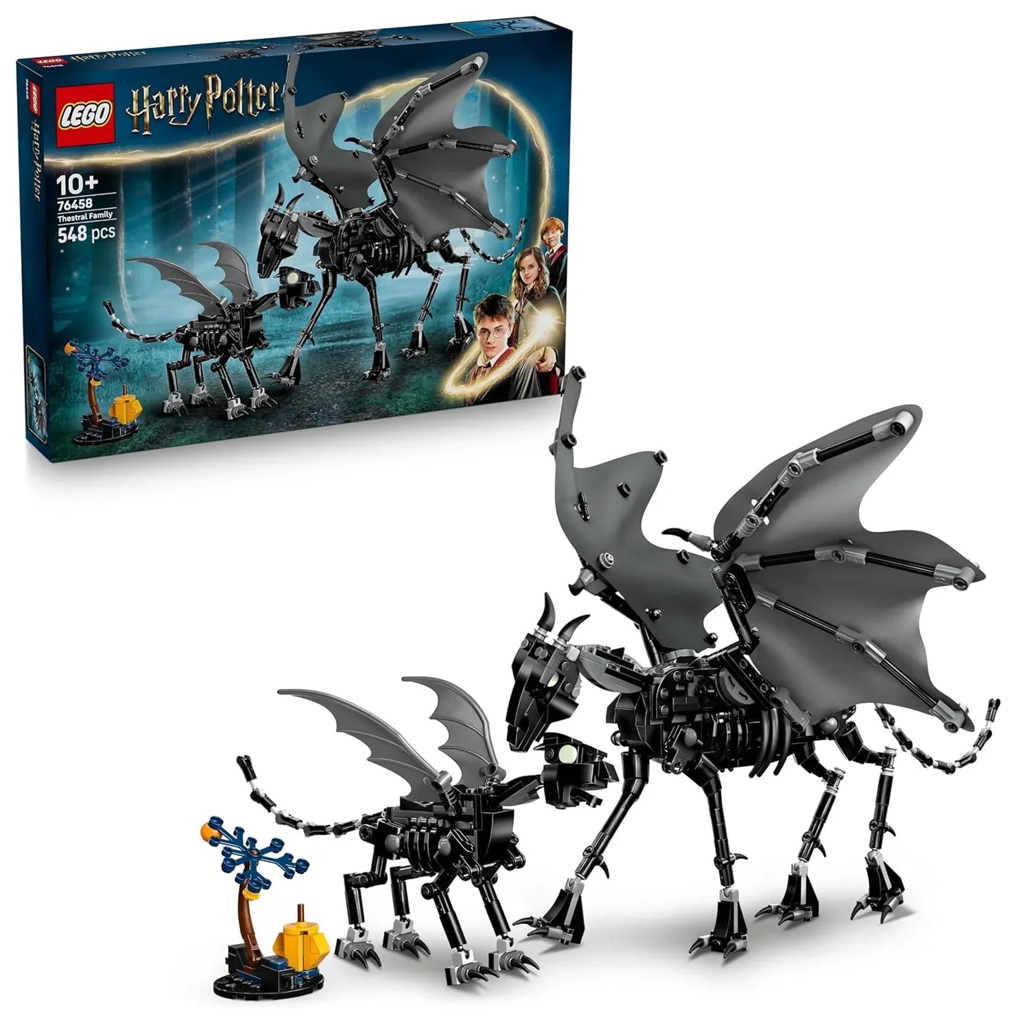LEGO Harry Potter Thestral Family, Mythical Creature Toy Figures 76458 Building Blocks Toys for 10+ Gift for Boys and Girls - Jaiman Toys