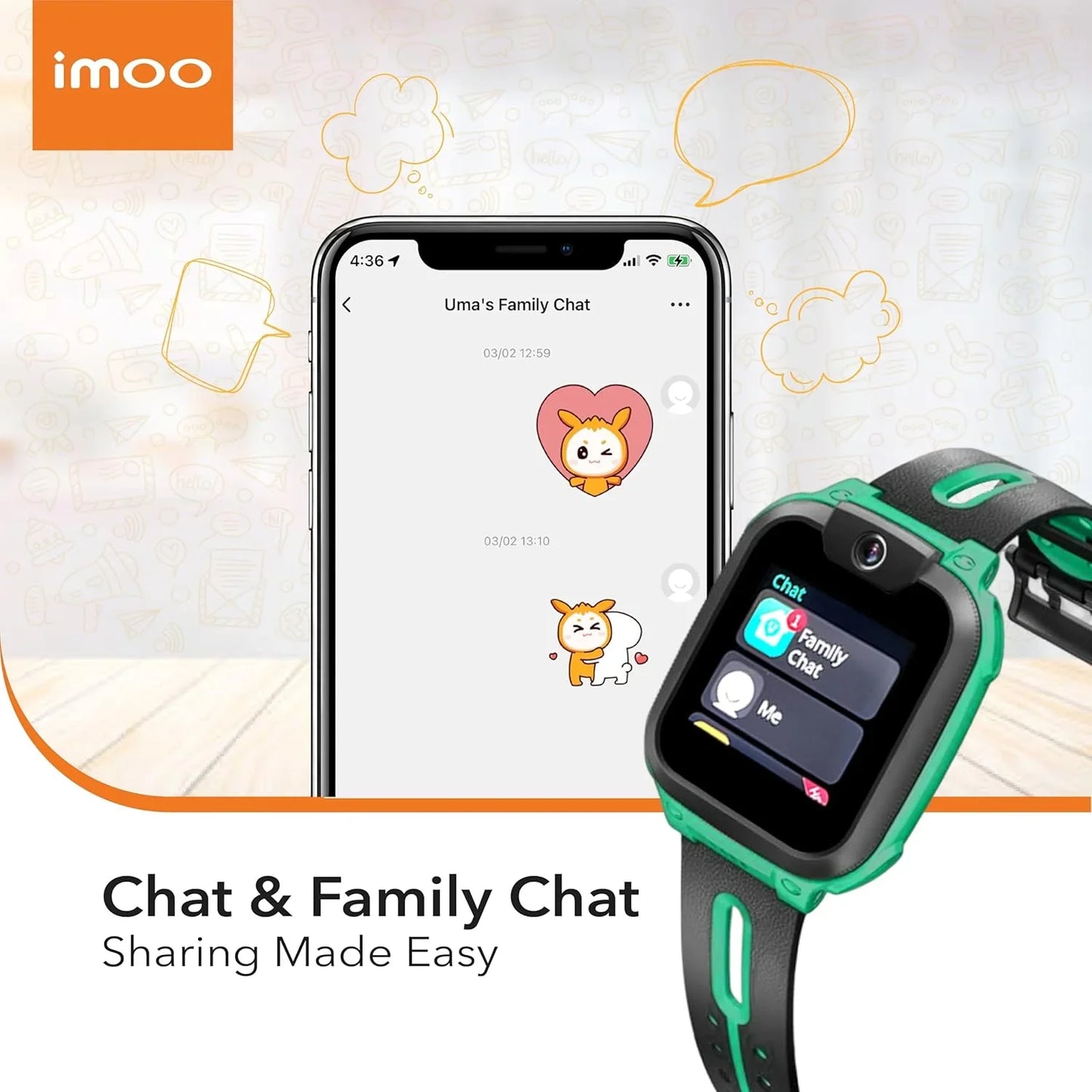 IMOO Watch Phone Z1 Kids Smart Watch, 4G Kids Smartwatch Phone with Long-Lasting Video & Phone Call, Kids GPS Watch with Real-time Locating & IPX8... (Dark Green) - Jaiman Toys