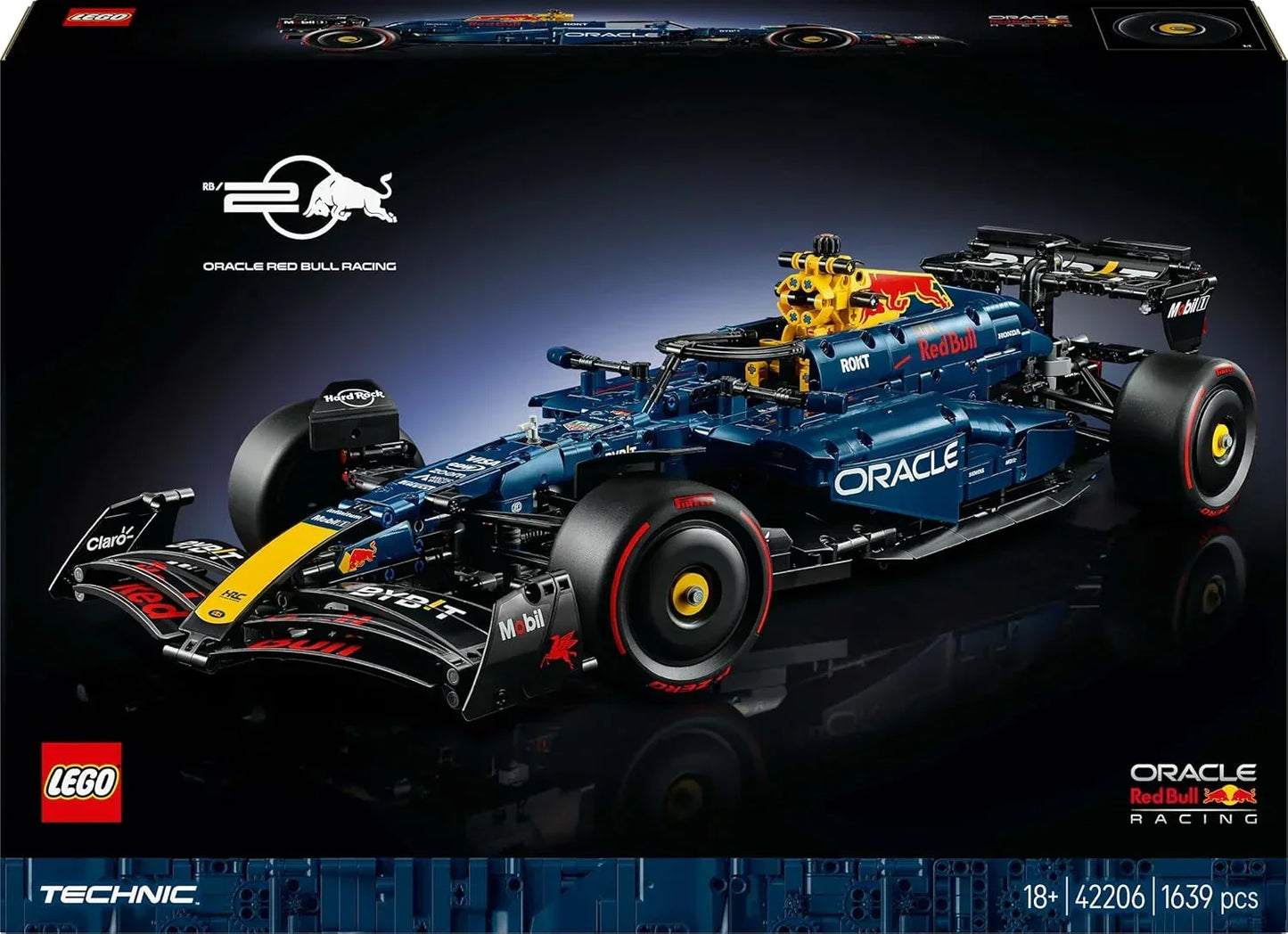 LEGO Technic Red Bull RB20 F1 Car 42206 Buildable Formula 1 Model for Adults