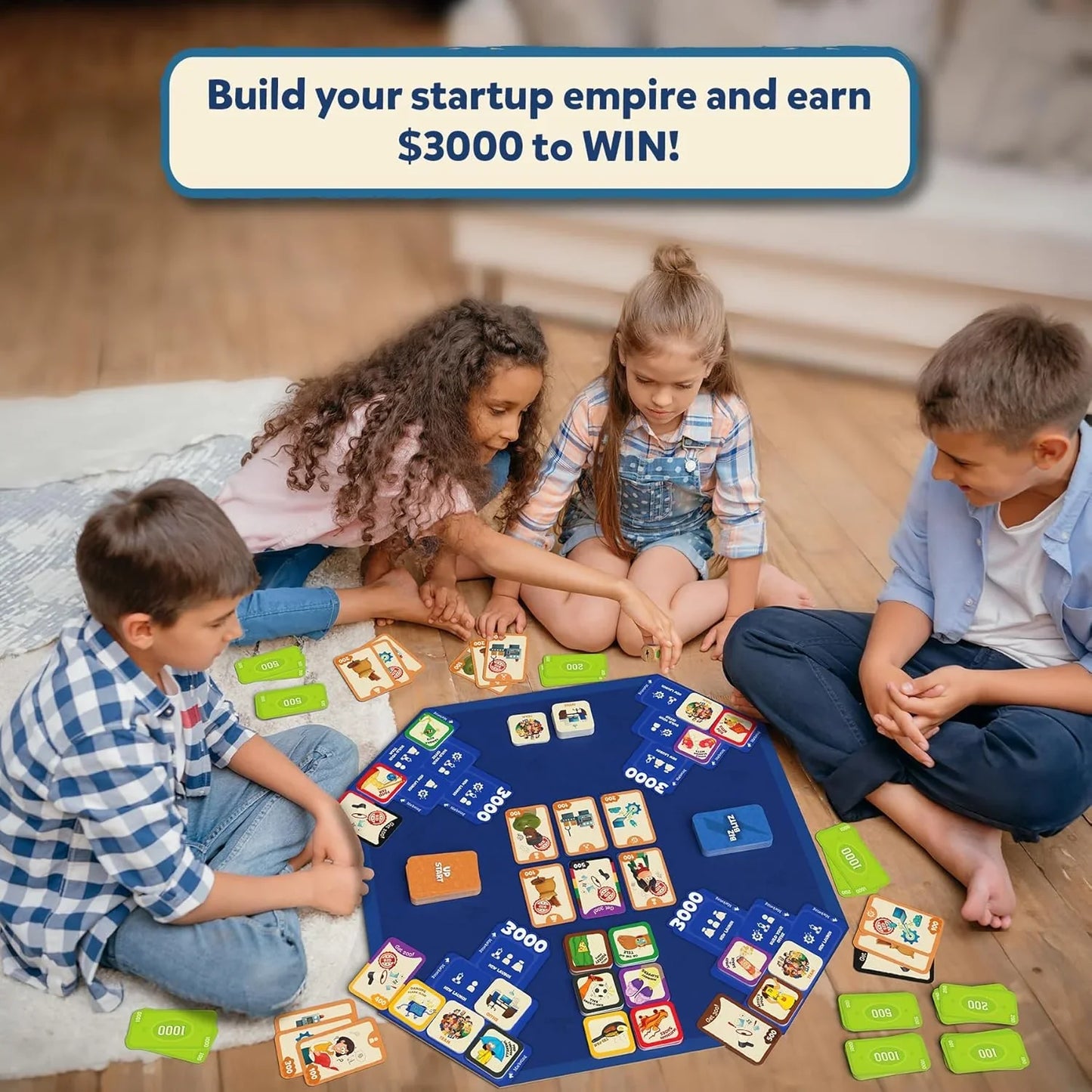 Skillmatics Board Game - Up Start, Entrepreneurship and Business Strategy Game for Kids, Teens and Adults, Fun for Family & Friends, Game Night, Gifts for Boys and Girls Ages 7, 8, 9 and Up - Jaiman Toys