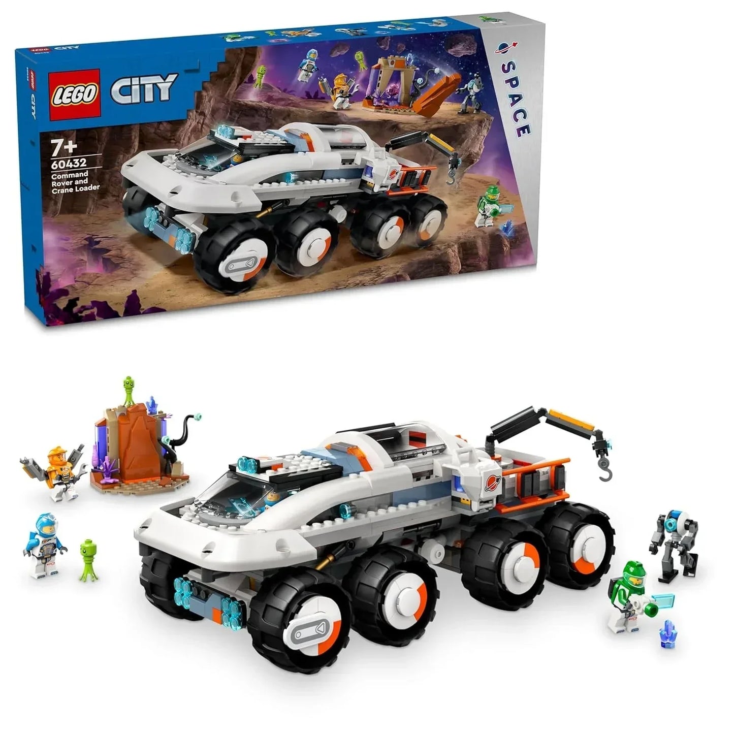 LEGO City Command Rover and Crane Loader Toy 60432 (758 Pieces) - Jaiman Toys