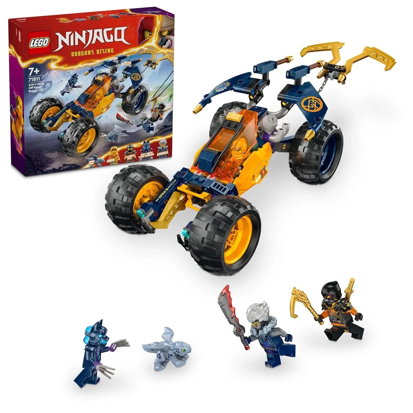 LEGO 71811 NINJAGO Arins Ninja Off-Road Buggy Car (261 Pieces) - Jaiman Toys