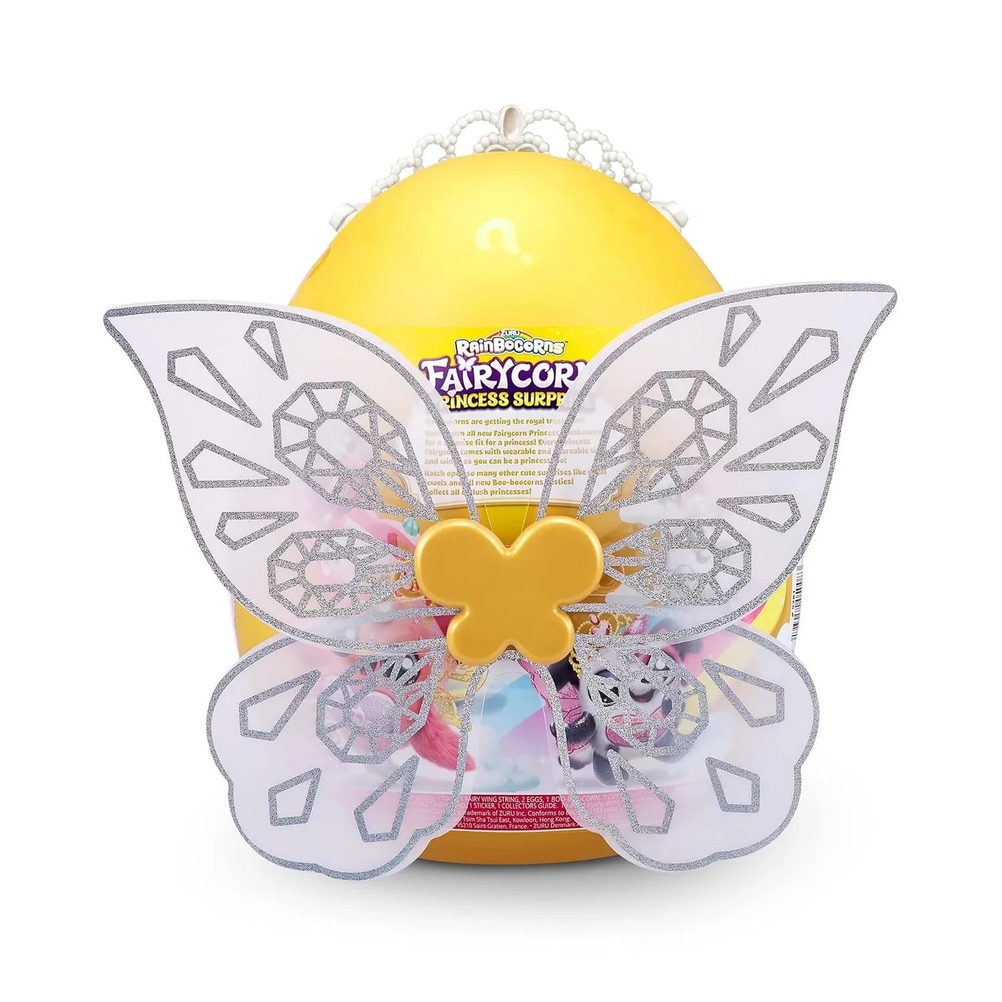 Rainbocorns Fairycorn Princess Surprise (Bear) by ZURU 11" Collectible Plush Stuffed Animal, Surprise Egg, Wearable Fairy Wings, Magical Fairy Princess, Ages 3+ for Girls, Children - Jaiman Toys