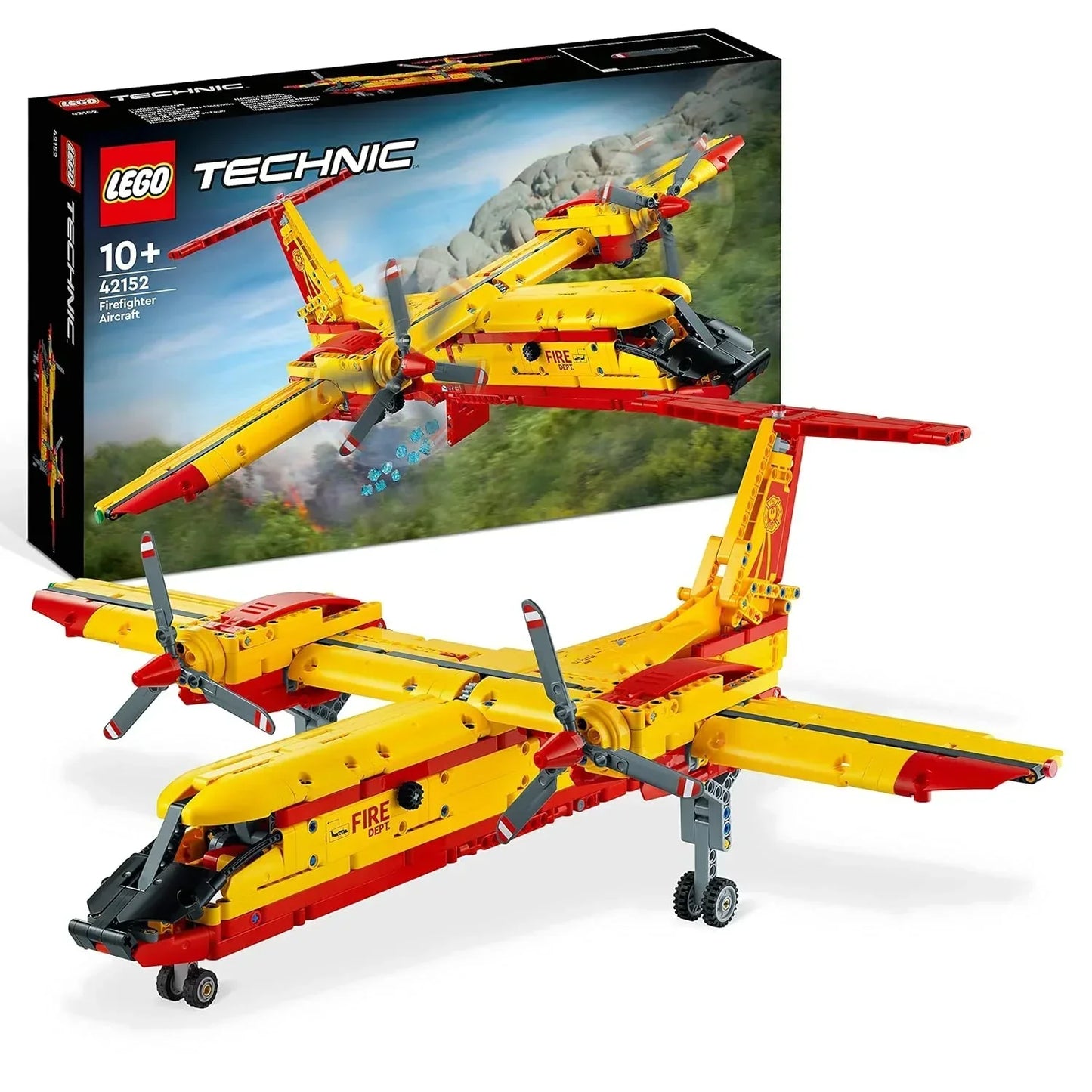 LEGO 42152 Technic Firefighter Aircraft Building Toy Set (1,134 Pieces) - Jaiman Toys