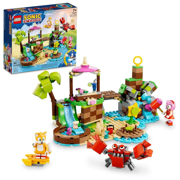 LEGO 76992 Sonic Amys Animal Rescue Island Sonic Toy Set for Kids