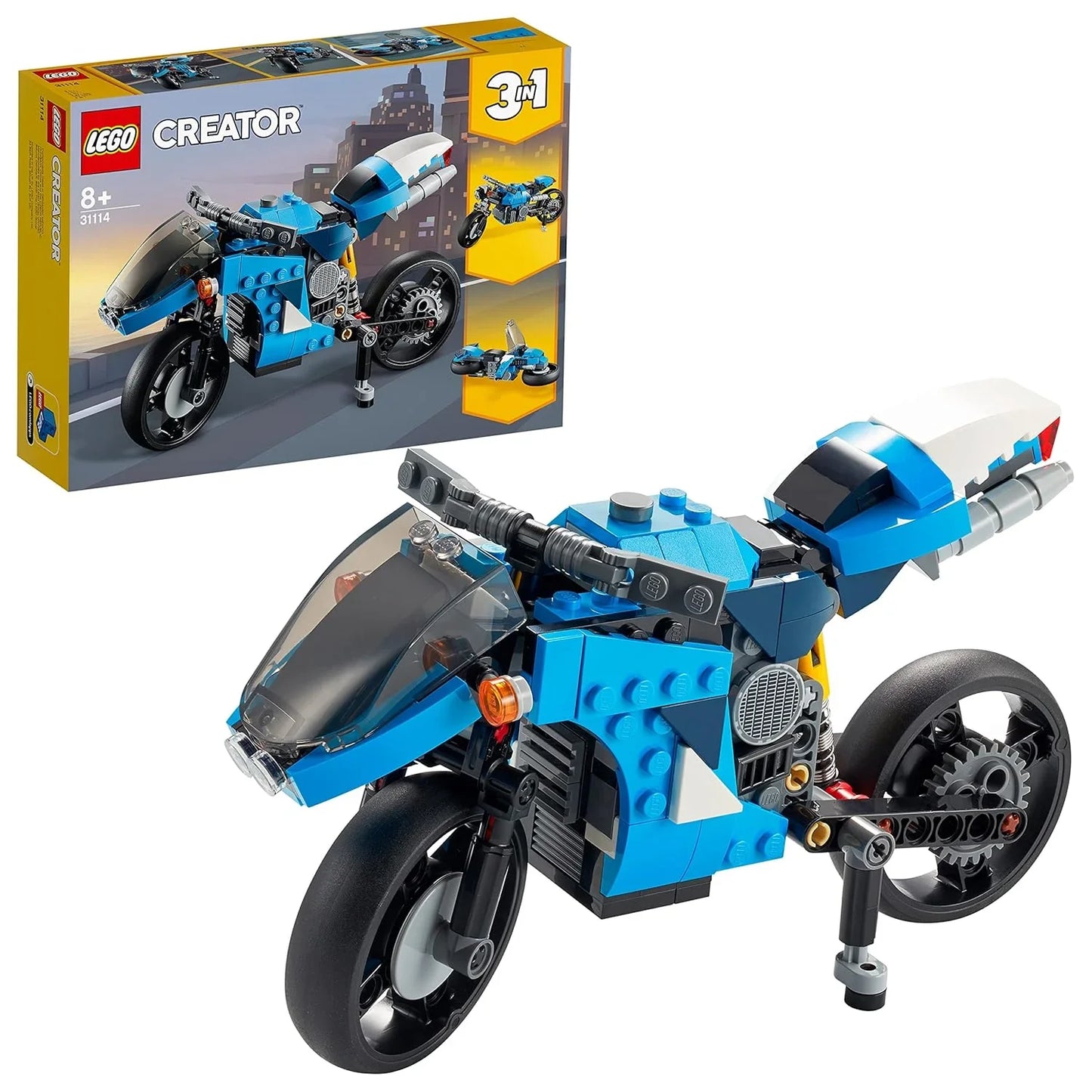 LEGO Creator 3in1 Superbike 31114 Building Kit (236 Pieces) - Jaiman Toys