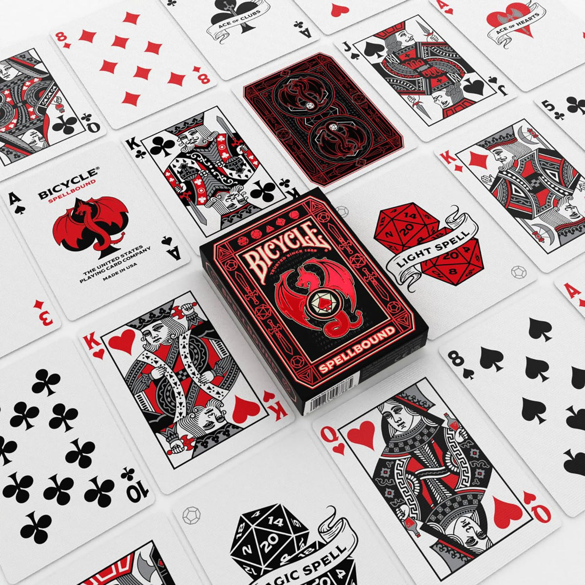 Bicycle Spellbound Playing Cards – Fantasy Poker Deck with Dragon Artwork