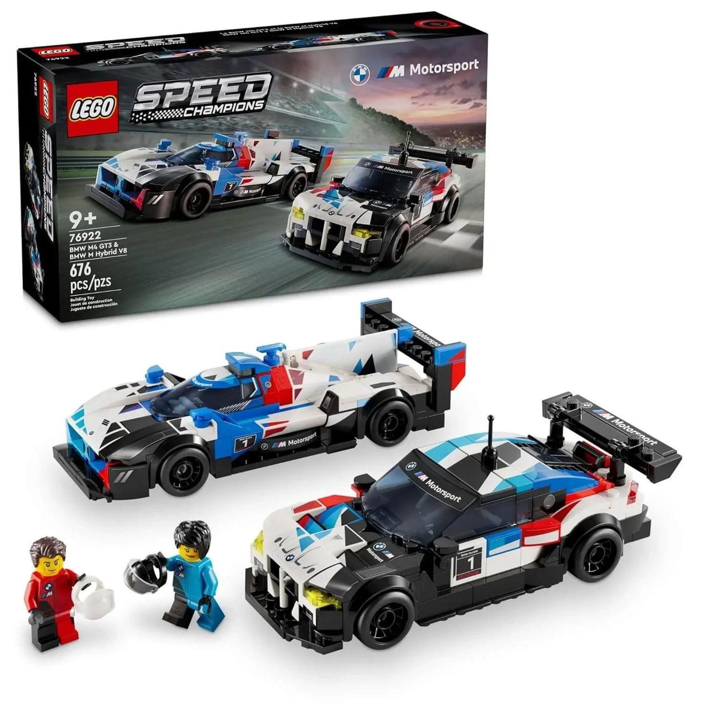 LEGO 76922 Speed Champions BMW M4 GT3 & Hybrid V8 Race Cars - Jaiman Toys
