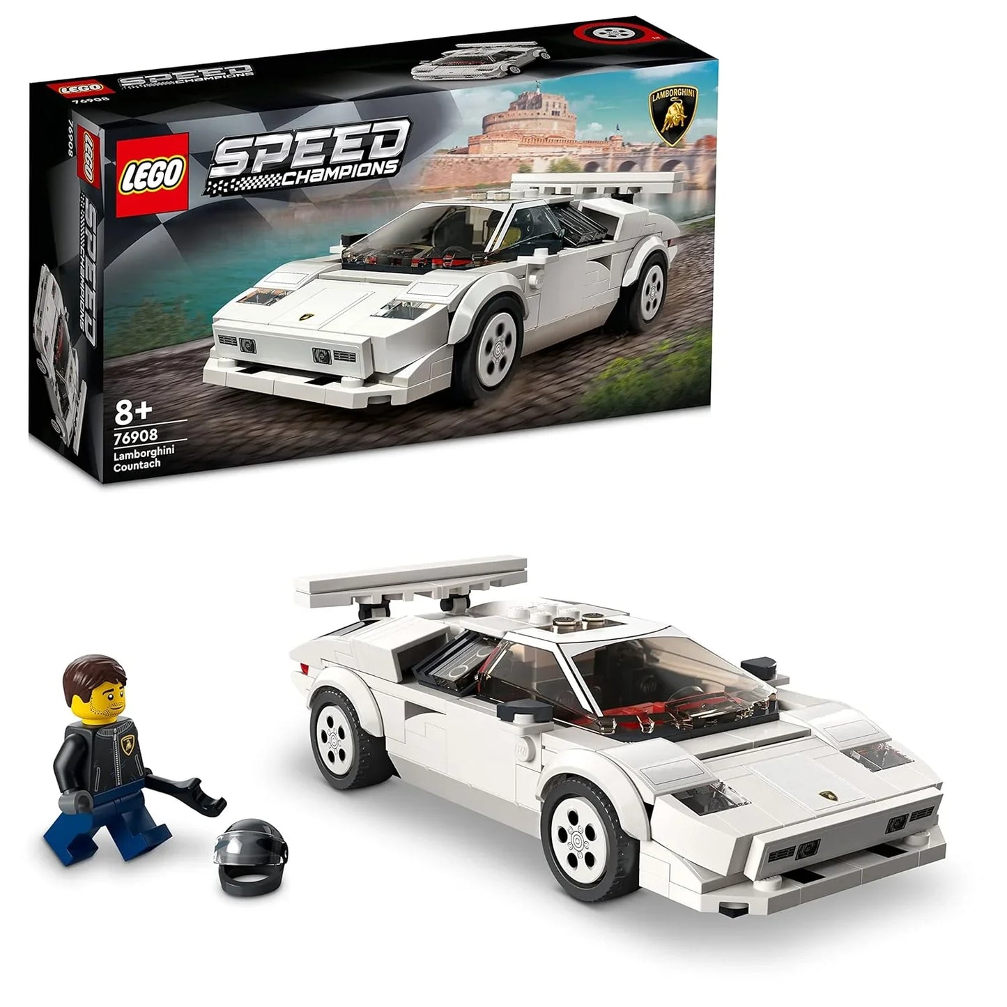 LEGO Speed Champions Lamborghini Countach 76908 Building Kit (262 Pieces) - Jaiman Toys