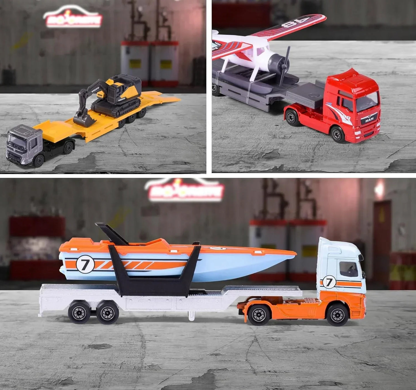 Majorette Transporter Trucks Single Pack – Multicolor Die-Cast Vehicle Set - Jaiman Toys