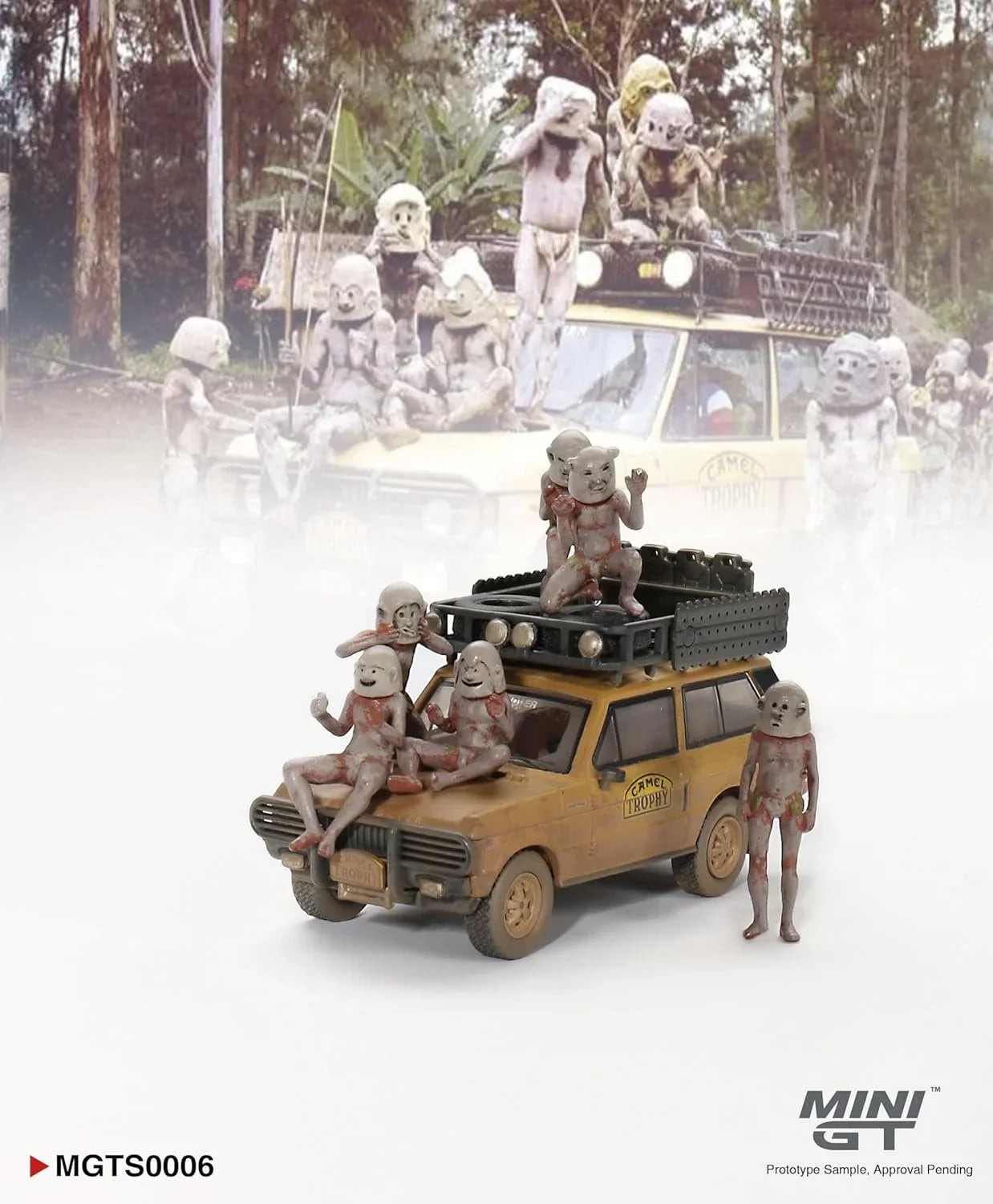 Mini GT Range Rover 1982 Camel Trophy Papua New Guinea Set - MGTS0006 - Jaiman Toys