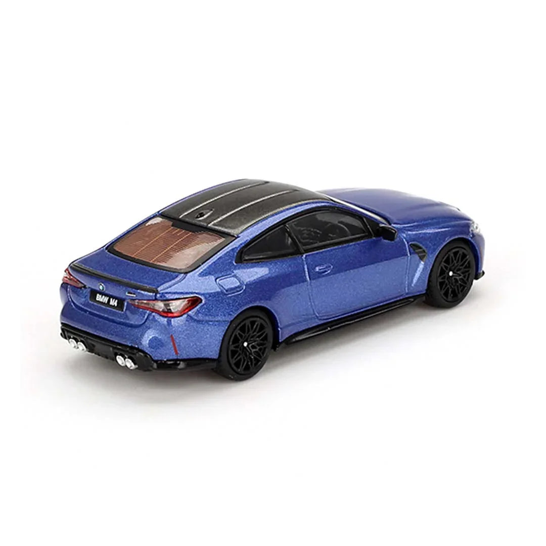 Mini GT 1/64 BMW M4 Competition G82 Portimao Blue RHD Diecast Scale Model Car - Jaiman Toys