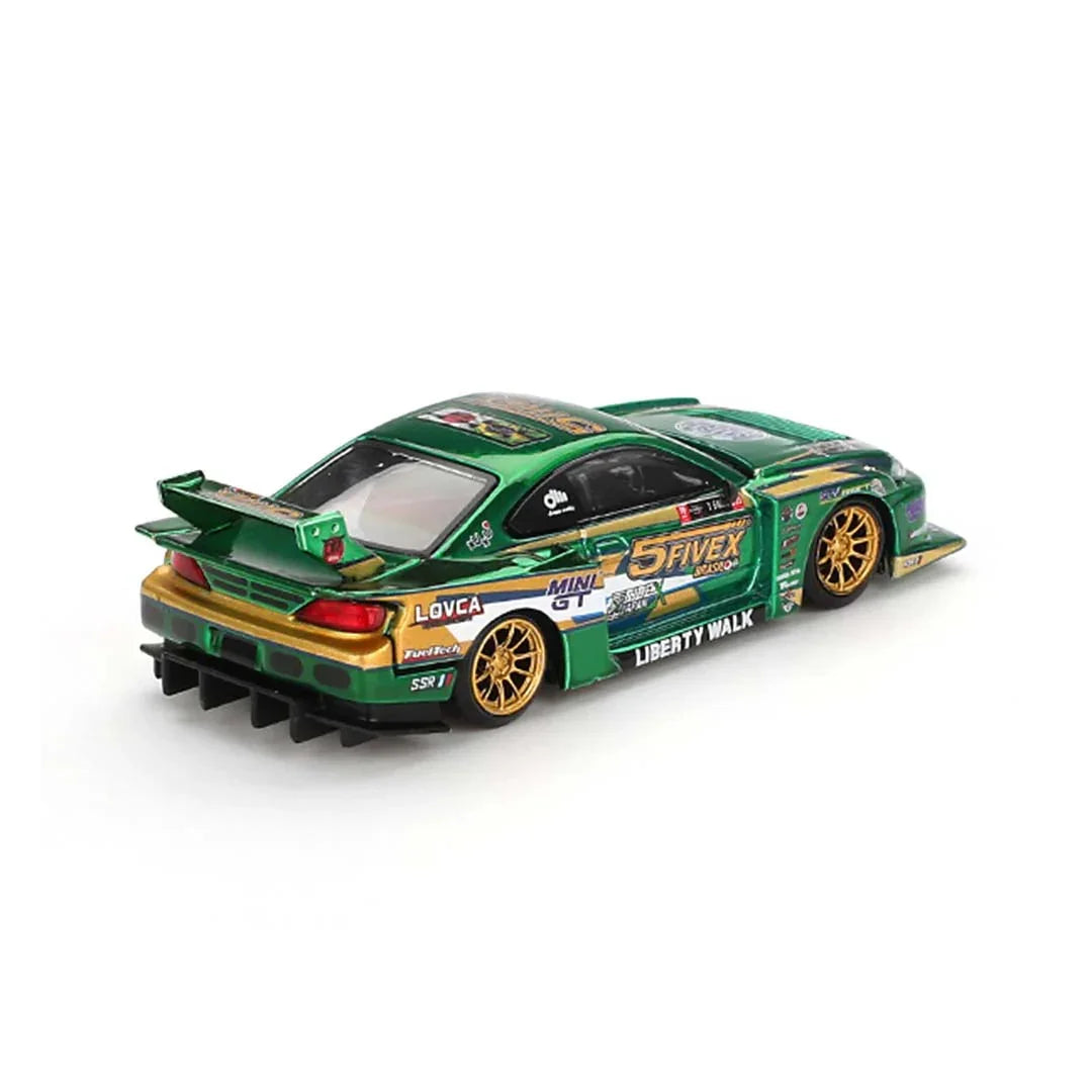Mini GT 1/64 Nissan LB-Super Silhouette S15 SILVIA LBWK 2024 Fausto Racing RHD Diecast Scale Model Car - Jaiman Toys