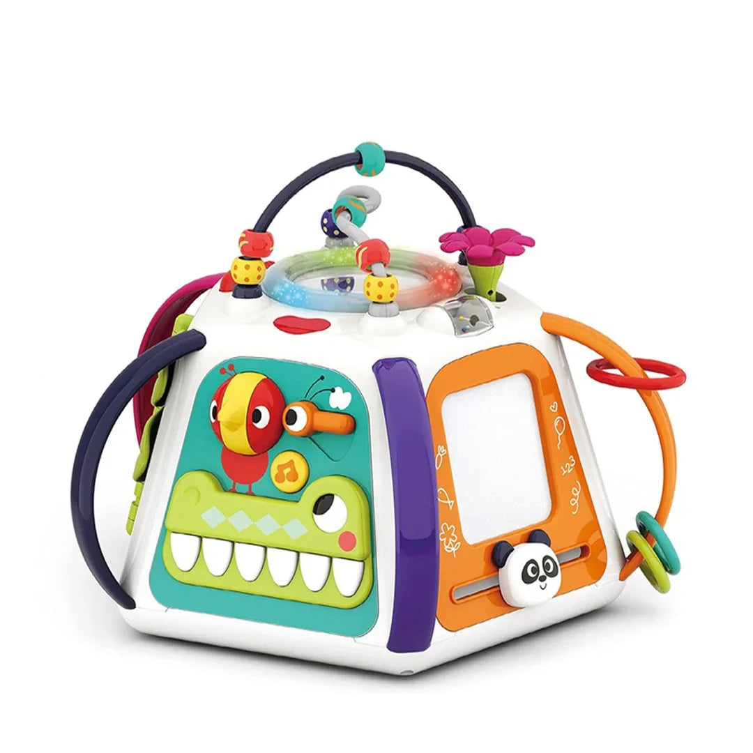 "HOLA Forest Activity Pyramid: Multi-Game Fun with Lights, Music & Sound Effects – Perfect Gift for Boys & Girls Aged 18 Months to 3 Years" - Jaiman Toys